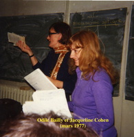 1977 03 Odile BAILLY et Jacqueline JULIEN-COHEN 